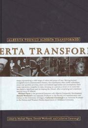 Cover of: Alberta Formed - Alberta Transformed by Alberta 2005 Centennial History Society