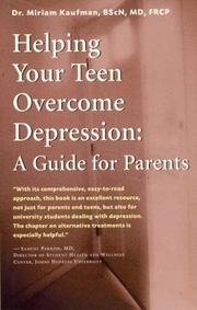 Cover of: Helping Your Teen Overcome Depression: A Guide for Parents