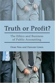 Cover of: Truth or Profit? by Dean Neu, Duncan Green
