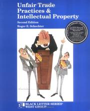 Cover of: Unfair trade practices and intellectual property