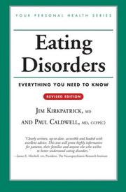 Cover of: Eating disorders by Kirkpatrick, Jim Dr.