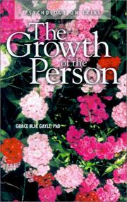 Cover of: Growth of a Person | Grace Gayle