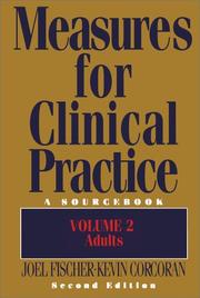 Cover of: Measures for clinical practice: a sourcebook