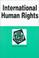 Cover of: International human rights in a nutshell