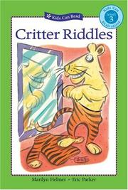 Cover of: Critter Riddles (Kids Can Read)