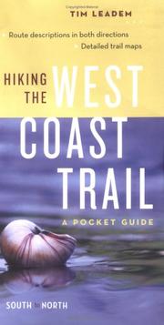 Cover of: Hiking the West Coast Trail by Tim Leadem