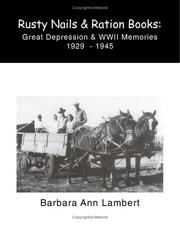 Cover of: Rusty nails & ration books | 