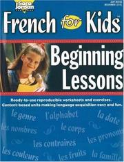 Cover of: French for Kids, Beginning Lessons, Resource Book