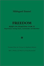 Cover of: Freedom - Keep On Fighting For It by Hildegard Emmel