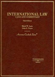 Cover of: International Law: Cases and Commentary (American Casebook Series)