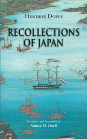 Recollections of Japan by Hendrik Doeff