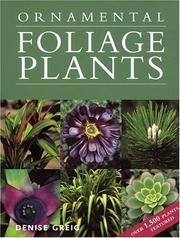 Cover of: Ornamental foliage plants