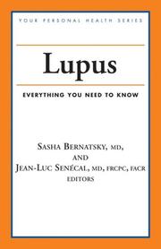 Cover of: Lupus by Sasha Bernatsky, and Jean-Luc Senécal, editors.