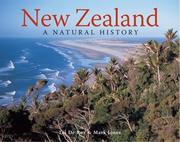 Cover of: New Zealand: A Natural History