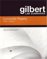 Cover of: Gilbert Law Summaries by William A., Jr. Reppy