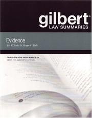 Cover of: Gilbert Law Summaries: Evidence