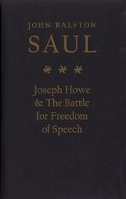 Cover of: Joseph Howe & the Battle for Freedom of Speech