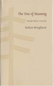 Cover of: The Tree of Meaning by Robert Bringhurst
