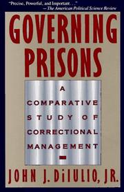 Cover of: Governing Prisons