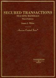 Cover of: Secured Transactions