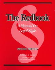 Cover of: The Redbook | Bryan A. Garner