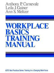 Workplace basics training manual by Anthony Patrick Carnevale