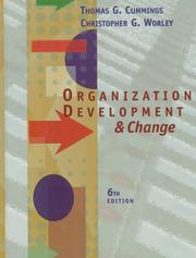 Organization Development and Change by Thomas G. Cummings, Edgar F. Huse