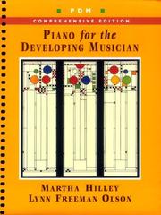 Cover of: Piano for the Developing Musician, Comprehensive Edition