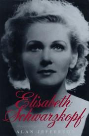Cover of: Elisabeth Schwarzkopf by Alan Jefferson