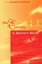 Cover of: The exotic in western music by edited by Jonathan Bellman.