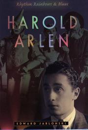 Cover of: Harold Arlen by Edward Jablonski