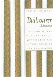 Cover of: Bullroarer: a sequence