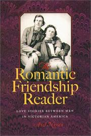Cover of: The Romantic Friendship Reader: Love Stories Between Men in Victorian America (Literature)