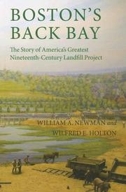 Cover of: Boston's Back Bay by William Newman, Wilfred E.  Holton
