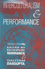 Cover of: Interculturalism and Performance by 