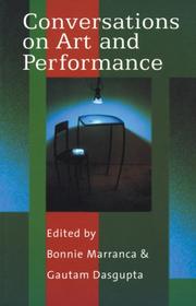 Front cover of Conversations On Art And Performance by Unknown
