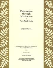 Cover of: Platanaceae through Myricaceae of New York State