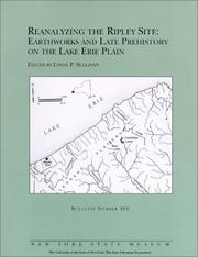 Cover of: Reanalyzing the Ripley Site : Earthworks and Late Prehistory on the Lake Erie Plain (New York State Museum Bulletin,)