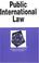 Cover of: Public international law in a nutshell