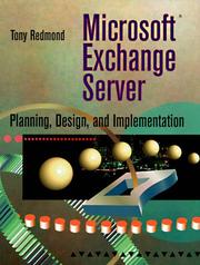 Cover of: Microsoft exchange server: planning, design, and implementation