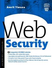 Cover of: Web security