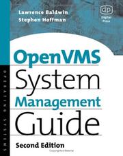 Cover of: OpenVMS System Management Guide (HP Technologies) by Lawrence Baldwin, Steve Hoffman, David Miller - undifferentiated