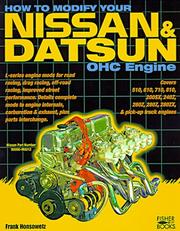 Cover of: How to Modify Your Nissan/Datsun Ohc Engine by Frank Honsowetz