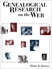 Cover of: Genealogical research on the Web