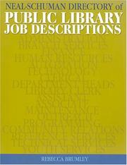Cover of: Neal-Schuman directory of public library job descriptions