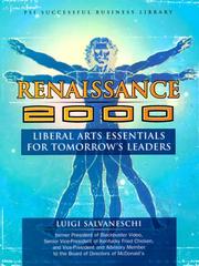 Cover of: Renaissance 2000: liberal arts essentials for tomorrow's leaders