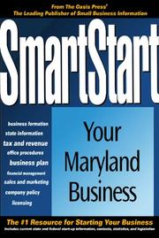 Cover of: Smartstart Your Maryland Business (Smartstart (Oasis Press)) by Oasis Press Editors, PSI Research