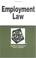 Cover of: Employment law in a nutshell