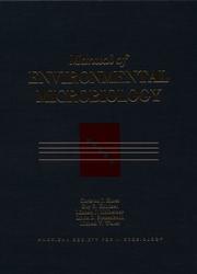 Cover of: Manual of environmental microbiology | 