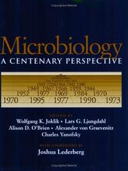 Cover of: Microbiology:  A Centenary Approach